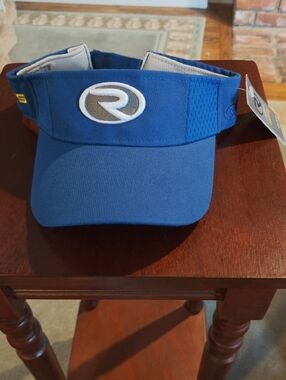 Richardson Blue Performance Visor with Embroidered 'R' Logo